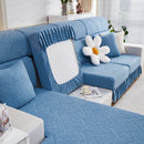 Stretchable Chaise Lounge Sofa Covers and Couch Seat Covers with Skirt for Sectional Couches