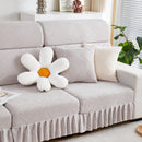 Stretchable Chaise Lounge Sofa Covers and Couch Seat Covers with Skirt for Sectional Couches