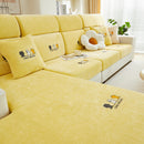 Super Stretch Seat Cushion/Couch Slipcover, Solid Couch Cushion Covers Washable Furniture Protector