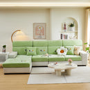 Super Stretch Seat Cushion/Couch Slipcover, Solid Couch Cushion Covers Washable Furniture Protector