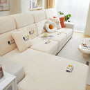Super Stretch Seat Cushion/Couch Slipcover, Solid Couch Cushion Covers Washable Furniture Protector