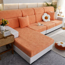 Lucky Clover Slipcover Non-Slip Stretch Jacquard Polar Fleece Sofa Cover for Pets, Cushions, Couches