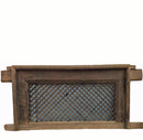 Antique Chinese Screen Window with Mounting Frame