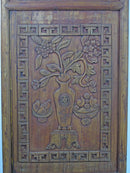 Pair of Hand Carved Antique Wall Hanging Panel