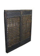 Pair of Vintage Chinese Latticed Screen Panel 3
