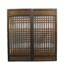 Pair of Vintage Chinese Latticed Screen Panel 6