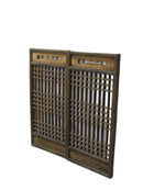 Pair of Antique Chinese Latticed Screen Panel 2