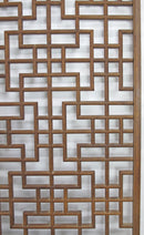 Lattice Antique Chinese Wood Screen Panel