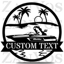 Wake Boat Monogram