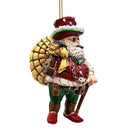 Steampunk Santa the Jolly Inventor Ornament, Victorian Christmas Decor