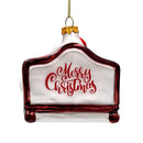 Charming Kids on the Couch Glass Christmas Ornament, Sentimental Holiday Tree Decor