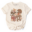 Football Mom Coquette Bow Daisy T-Shirt, Retro Fall Game Day Preppy Tee