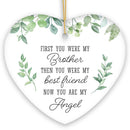 My Brother, My Angel Ornament, Sentimental Memorial Christmas Gift