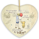 I'll Always be with You Ornament, Comforting Pooh Bear Christmas Gift and Keepsake