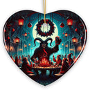 Krampus’s Unholy Revelry Ornament, Dark Folklore Celebration and Spooky Decor