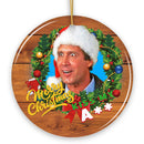 Merry Christmas Kiss My Ass Funny Clark Griswold Christmas Ornament