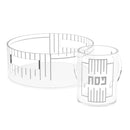 Linear Pesach Washing Cup & Bowl Set