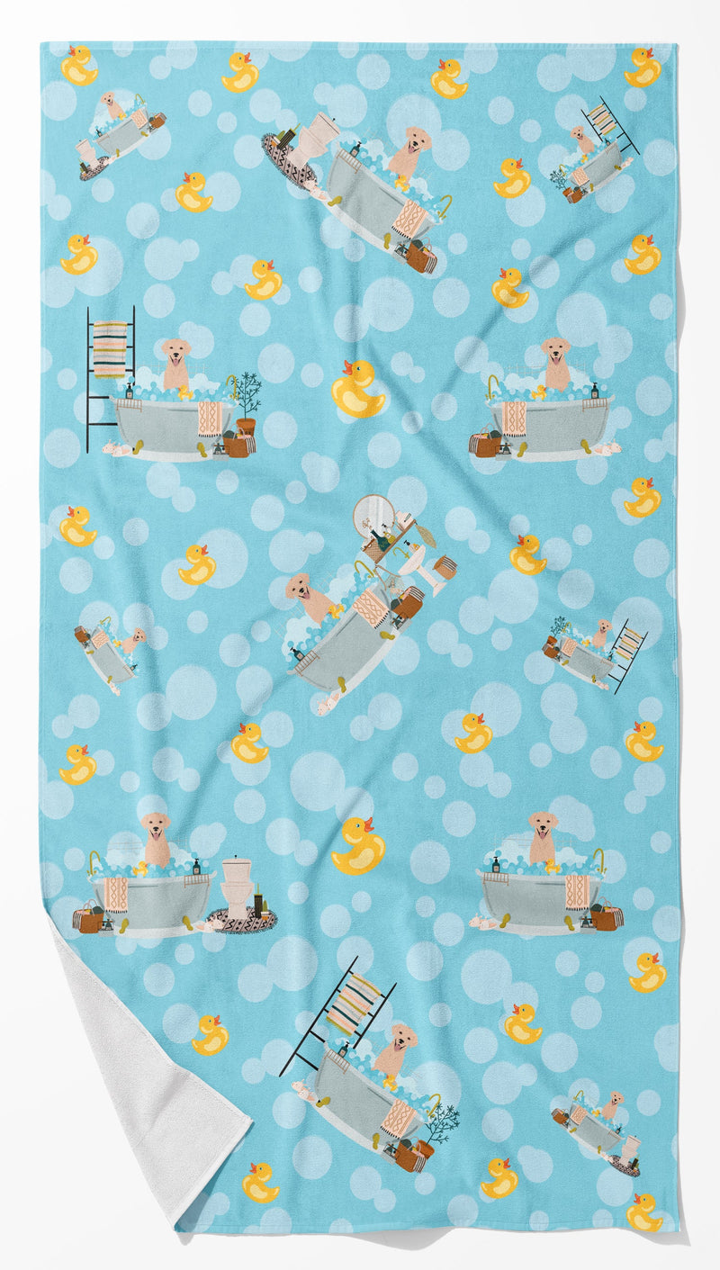 Yellow Labrador Retriever Bath Towel Large