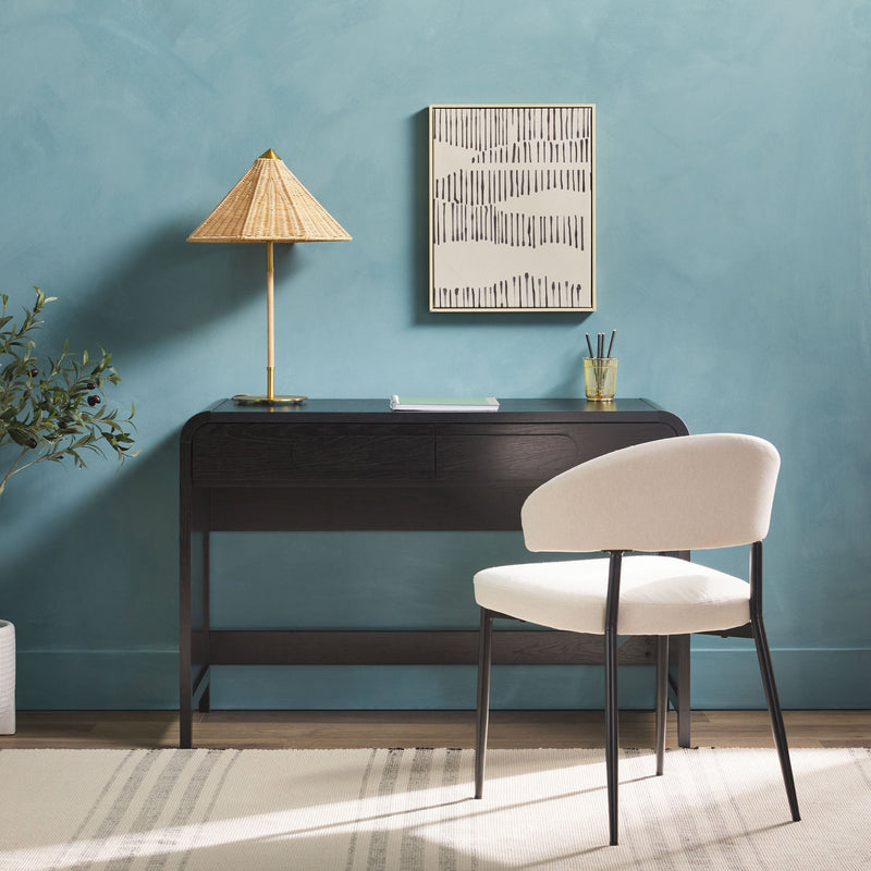 Chantelle Modern Curved Writing Desk