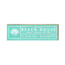 Anna Maria Island, Florida Beach House Welcome Wooden Sign | Wall Art Print on Real Wood