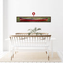 Personalized Canoe lake Welcome Wooden Sign | Customizable Wall Art Print on Real Wood