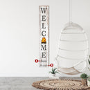 Customizable Welcome Sign with Campfire | Wall Art Print on Real Wood