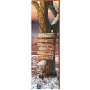 Vermont Maple Syrup Directional | Wall Art Print on Real Wood