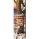 Vermont Maple Syrup Directional | Wall Art Print on Real Wood