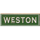 Weston Green | Wall Art Print on Real Wood