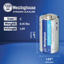 Westinghouse C Dynamo Alkaline Plastic Tub of 6