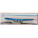 Cape May Beach Patrol Boat   | Wall Art Print on Real Wood