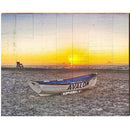Avalon Beach Patrol Boat at Sunset   | Wall Art Print on Real Wood