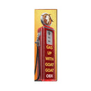 Gas Up With Goat | Wall Art Print on Real Wood