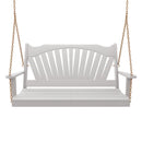 Keystone Amish Co. Sunburst Porch Swing, 4 Foot, White