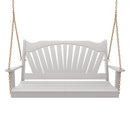 Keystone Amish Co. Sunburst Porch Swing, 5 Foot, White