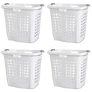 Set of 4 Heavy Duty Plastic Laundry Hamper Dirty Clothes Basket