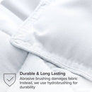 Twin/Twin XL size Super Soft Microfiber Down Alternative Comforter Set White
