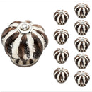 Mascot Hardware Melon Design 1-7/9 in. Cream & Brown Cabinet Knob (Pack of 10)
