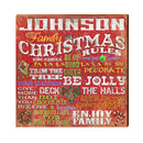 Johnson Family Christmas | Real Art Print on Wood