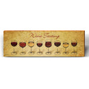Wine Tasting Art | Wall Art Print on Real Wood