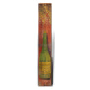 White Wine Rustic Large Art | Wall Art Print on Real Wood