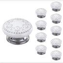 Mascot Hardware 1-4/7 in. Grey Design Drawer Cabinet Knob (Pack of 10)