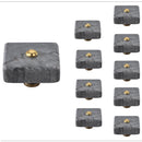Mascot Hardware 1-1/2 in. Textured Grey Cabinet Knob (Pack of 10)