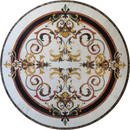 Tile Floor Mosaic Medallion