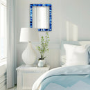 Classic Blue Mirror Bone Inlay Collection in 2 Sizes