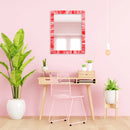 Make to Order Classic Red Mirror Bone Inlay Collection in 5 Sizes