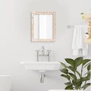 Make to Order Mother Of Pearl White Mirror in 9 Sizes