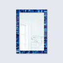Classic Blue Mirror Bone Inlay Collection in 2 Sizes