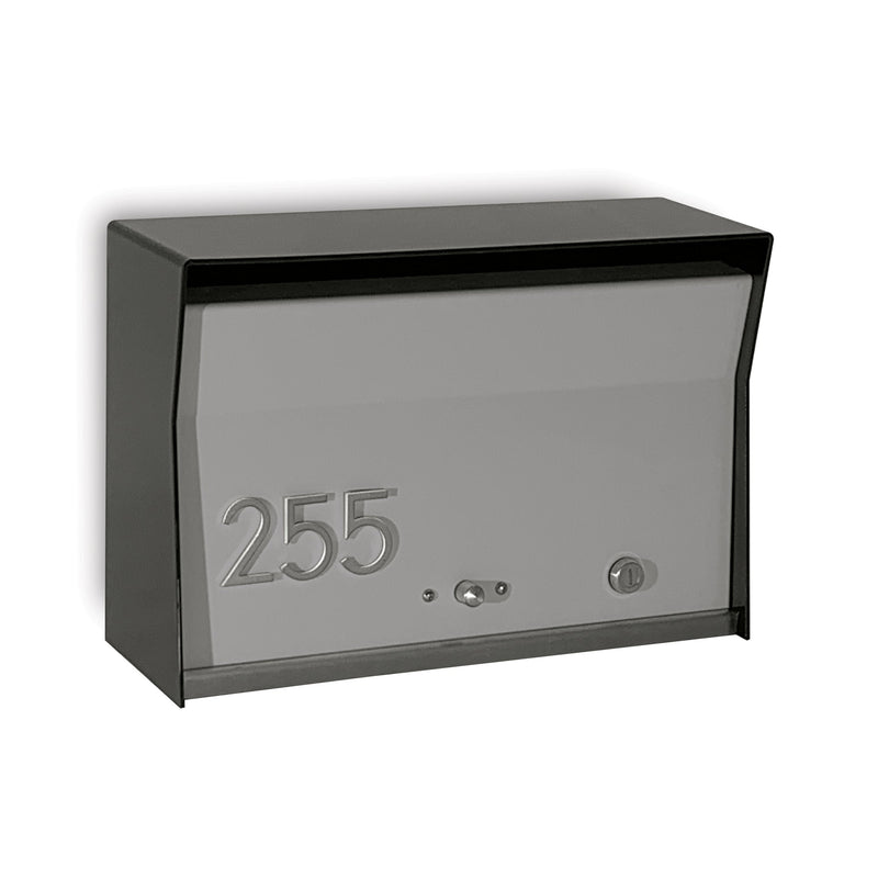 RetroBox Locking Wall Mount Mailbox in ARCTIC WHITE