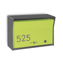 RetroBox Locking Wall Mounted Mailbox in COCONUT